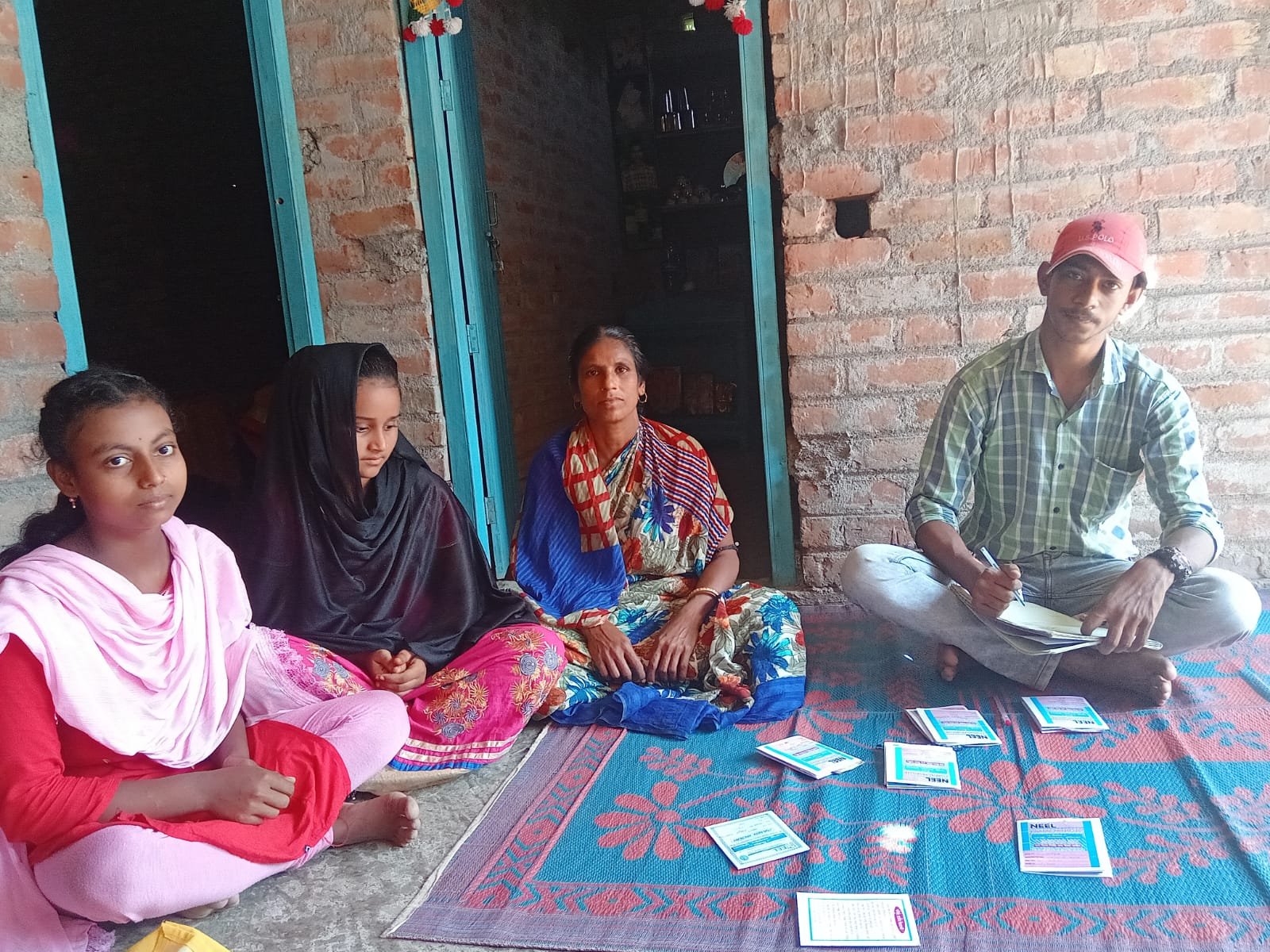 Women's self-help group meeting