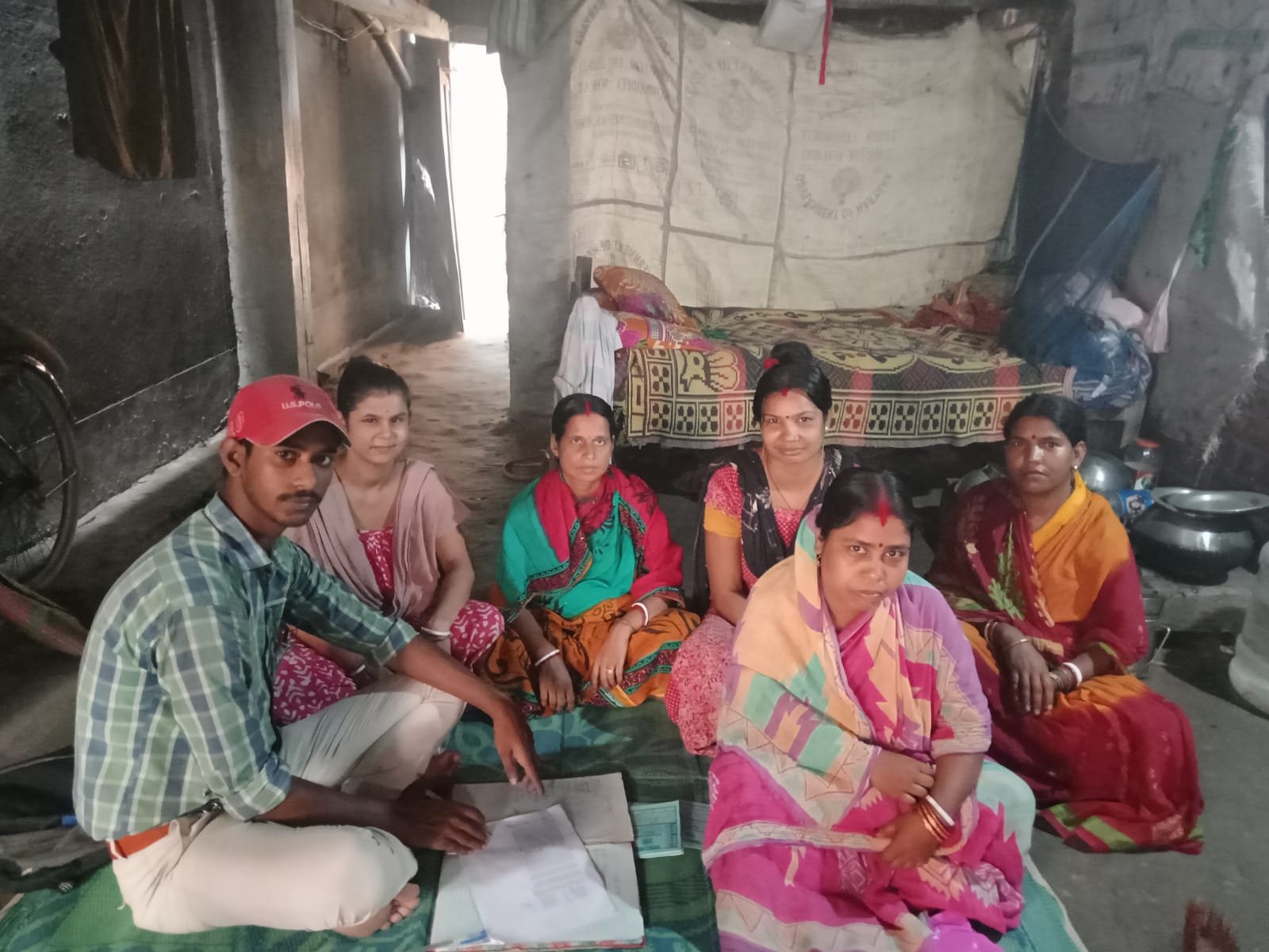 Women's self-help group meeting