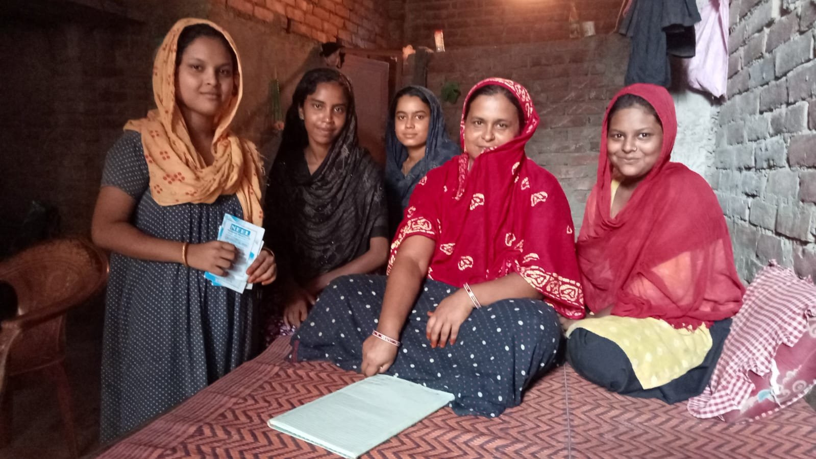 Women's self-help group meeting